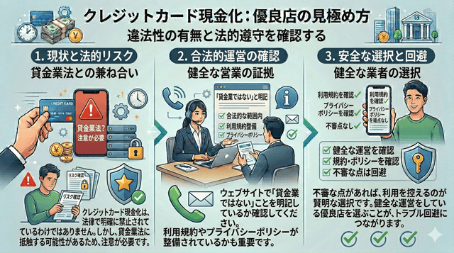 違法性の有無と法的遵守を確認する