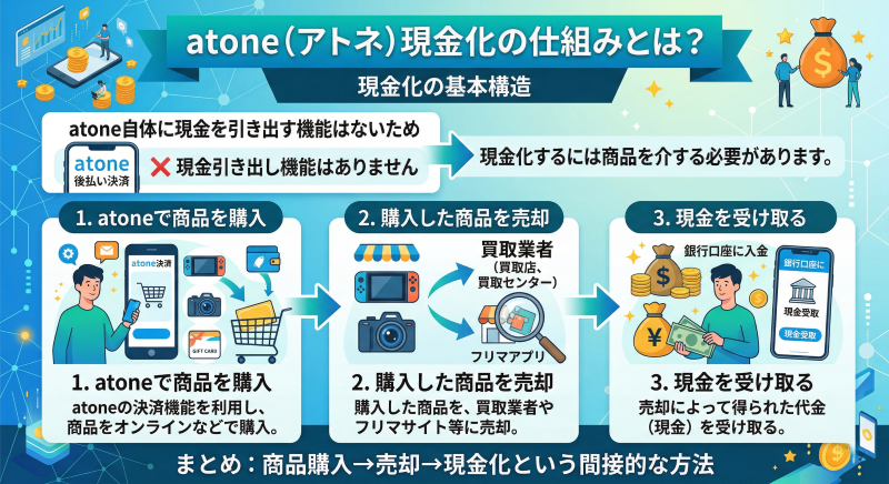 atone現金化の仕組み